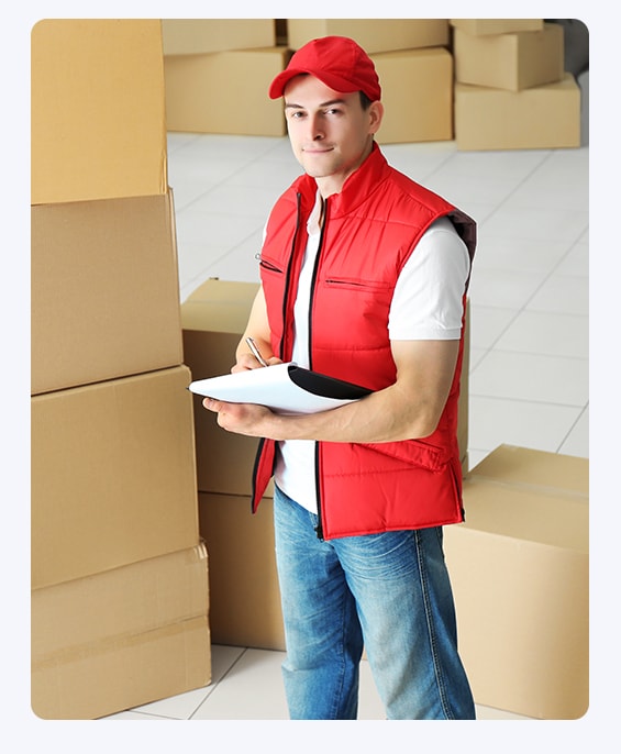 A Man in a Red Color Vest and Cap